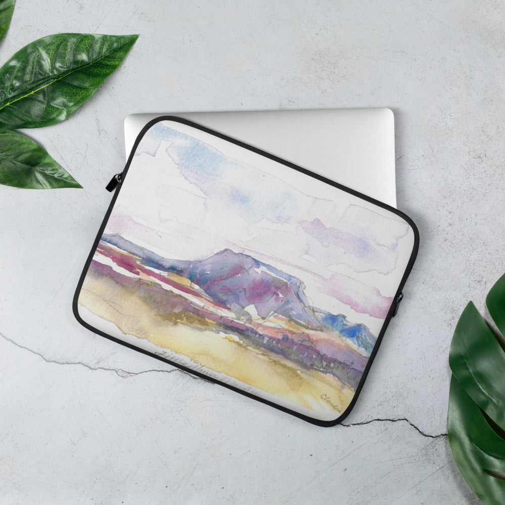 Guest Artist | Claudia Cutler | House Mountain Laptop Sleeve