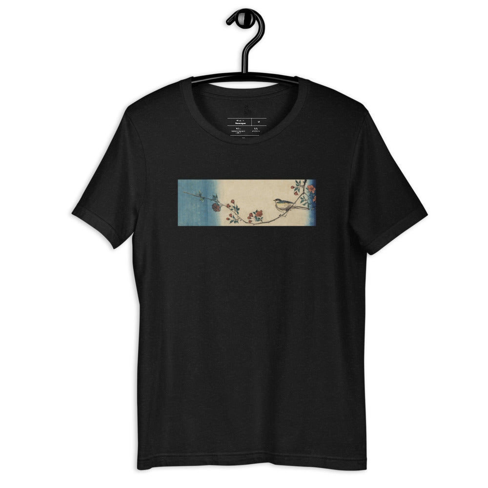 Postcards | Small Bird on a Branch of Kaidozakura | Hiroshige Design