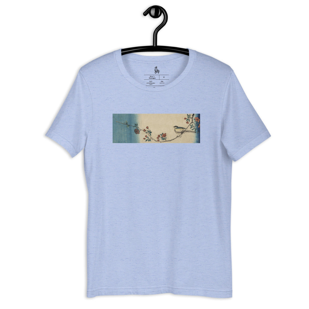 Postcards | Small Bird on a Branch of Kaidozakura | Hiroshige Design