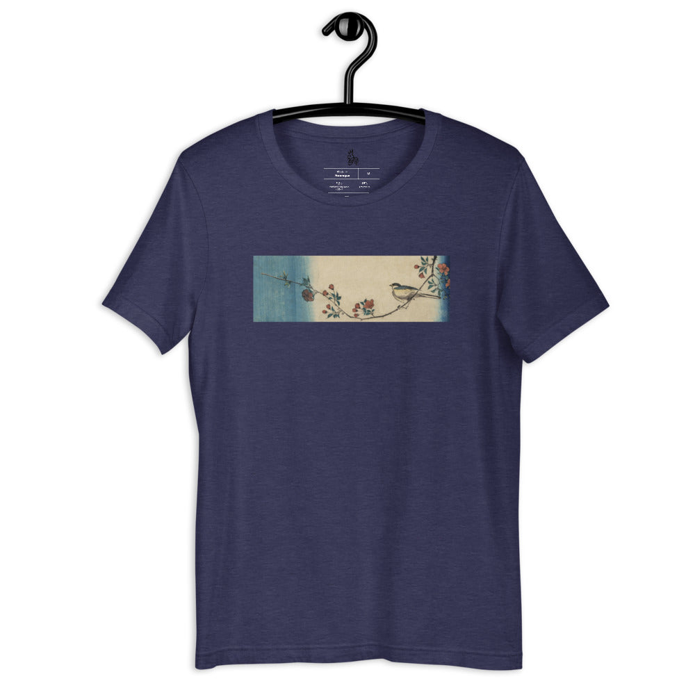 Postcards | Small Bird on a Branch of Kaidozakura | Hiroshige Design