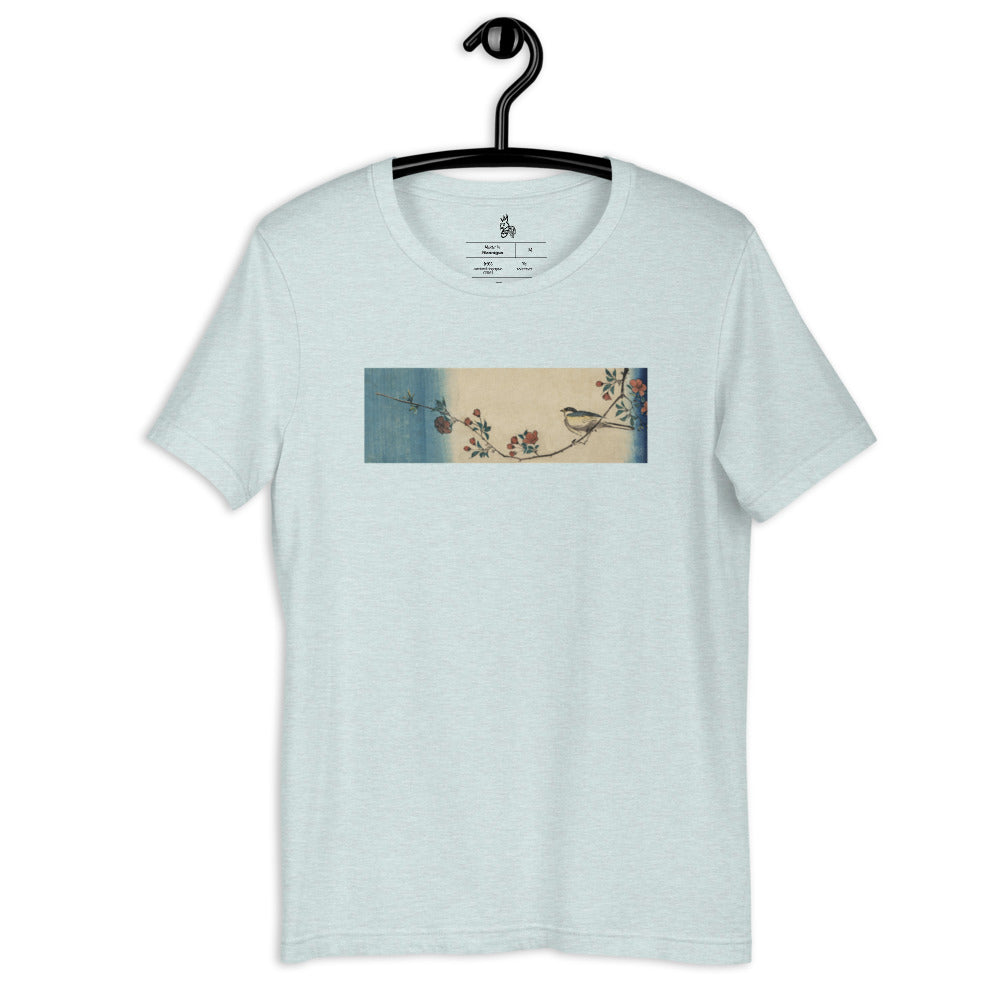 Postcards | Small Bird on a Branch of Kaidozakura | Hiroshige Design