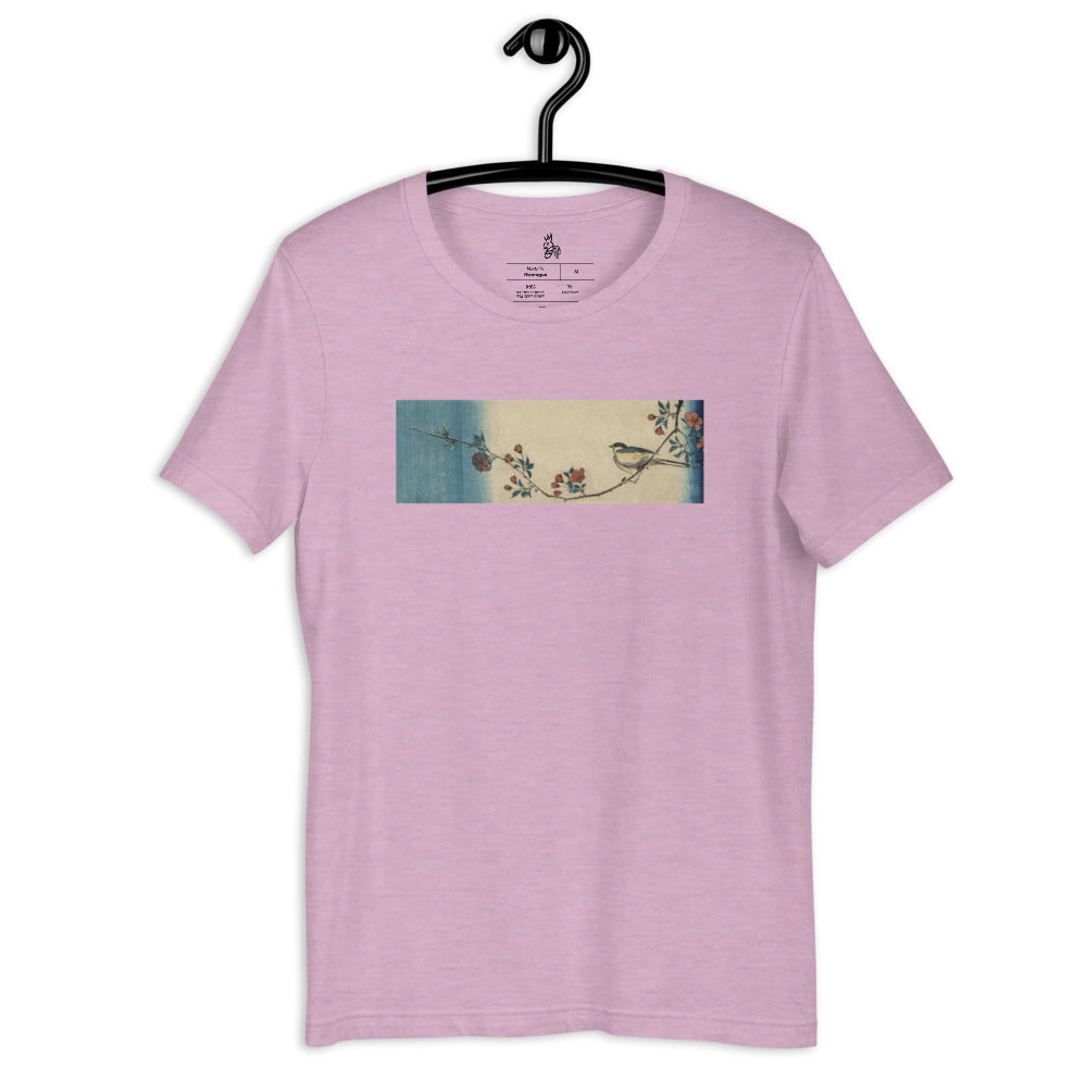 Postcards | Small Bird on a Branch of Kaidozakura | Hiroshige Design
