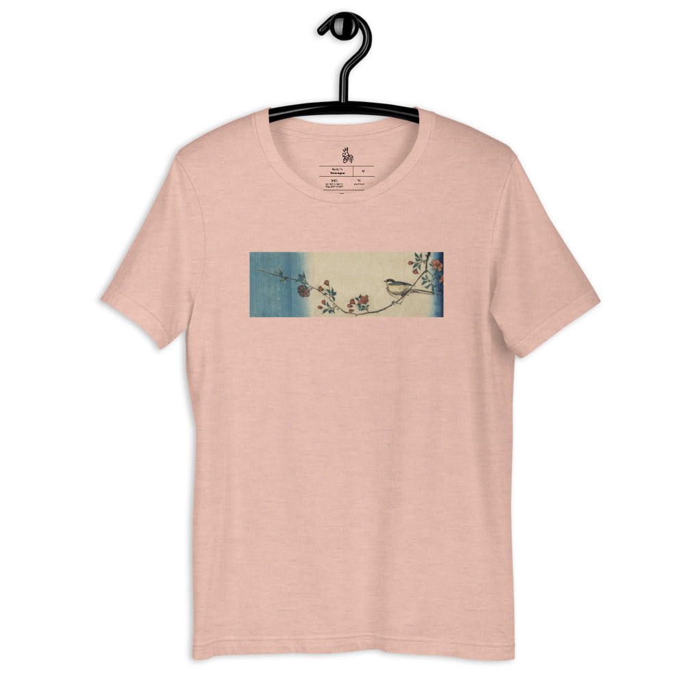 Postcards | Small Bird on a Branch of Kaidozakura | Hiroshige Design