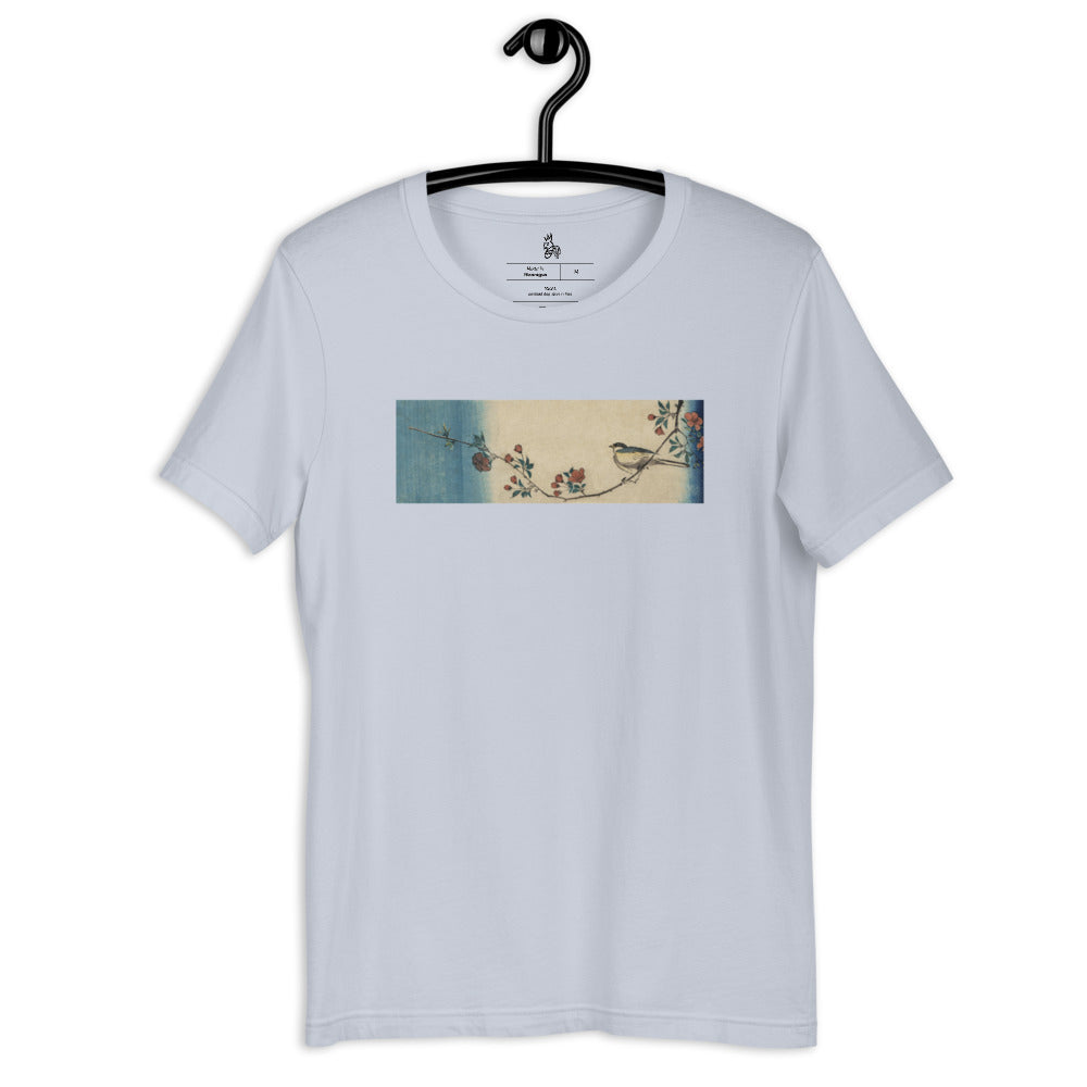 Postcards | Small Bird on a Branch of Kaidozakura | Hiroshige Design