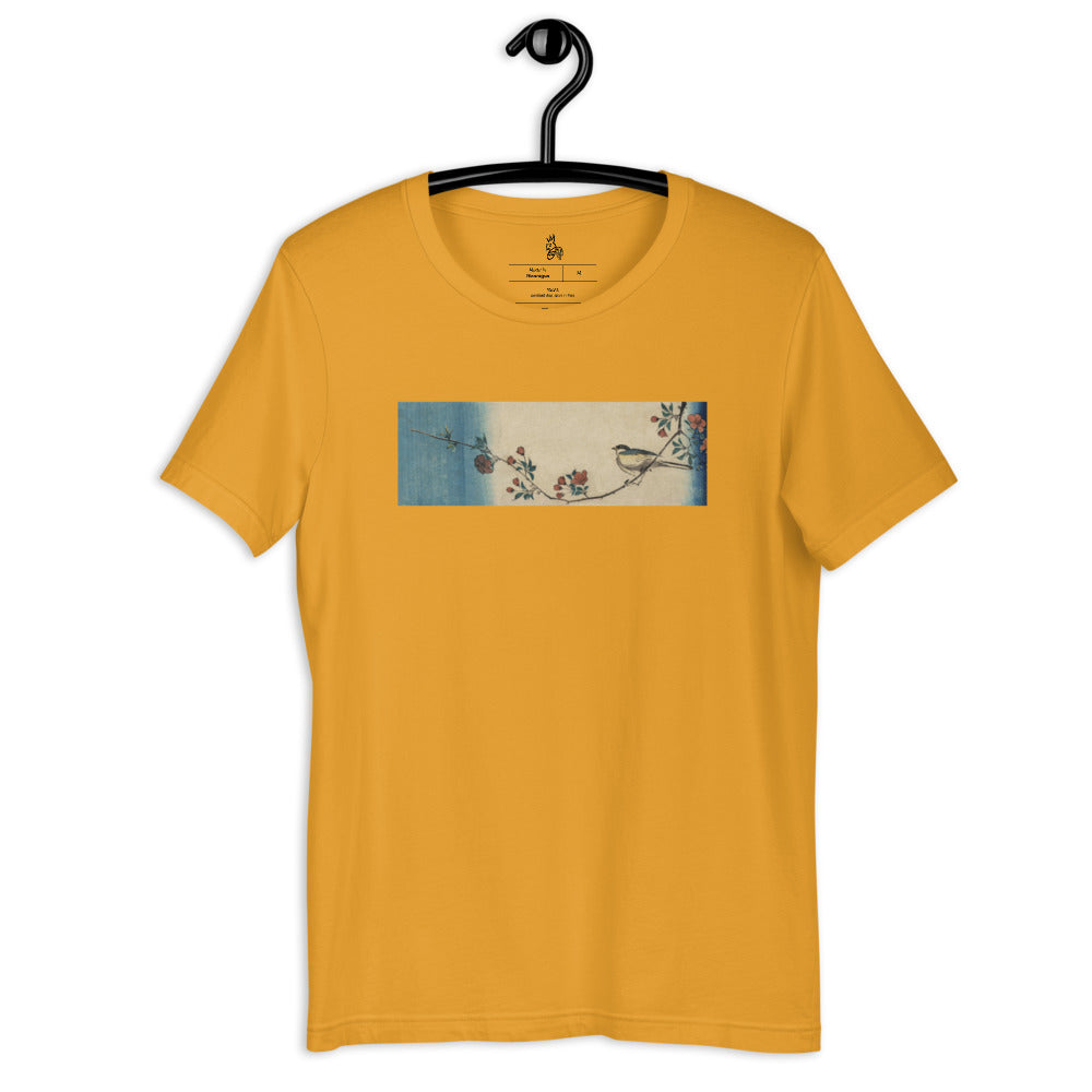 Postcards | Small Bird on a Branch of Kaidozakura | Hiroshige Design