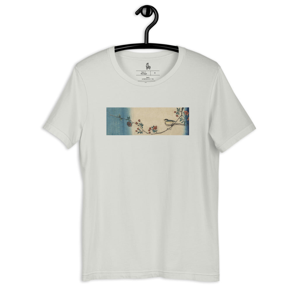 Postcards | Small Bird on a Branch of Kaidozakura | Hiroshige Design