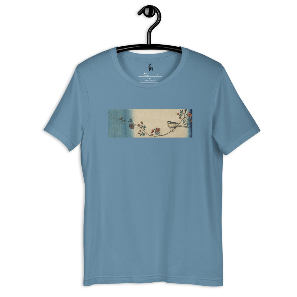 Postcards | Small Bird on a Branch of Kaidozakura | Hiroshige Design