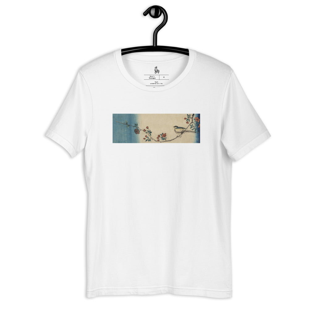 Postcards | Small Bird on a Branch of Kaidozakura | Hiroshige Design